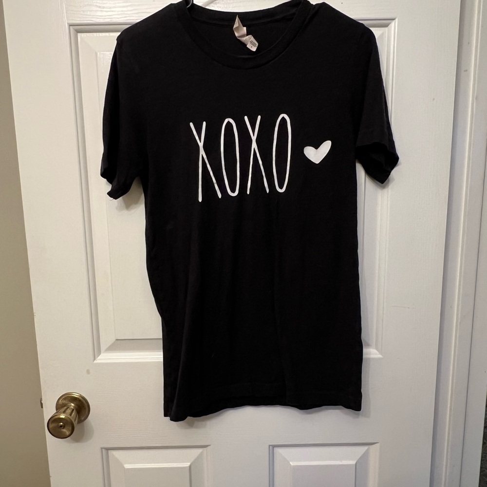 Black XOXO Kids T-Shirt